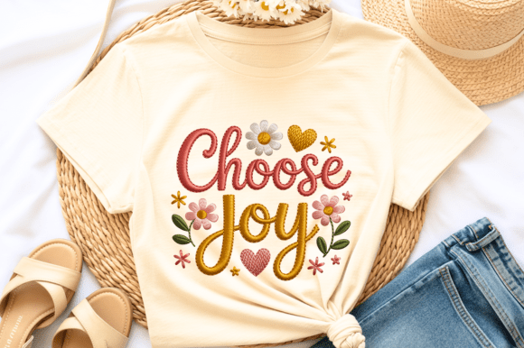 Choose Joy Embroidery PNG: A Designer’s Review
