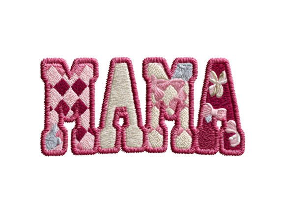Evaluating Faux Embroidery MAMA Patch PNG for Etsy Shops