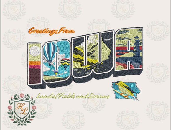 Greetings from Iowa Embroidery Files Review