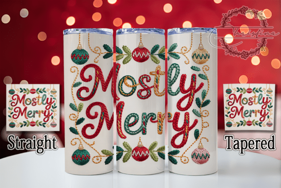 Messy Christmas Yarn Embroidery Tumbler Review