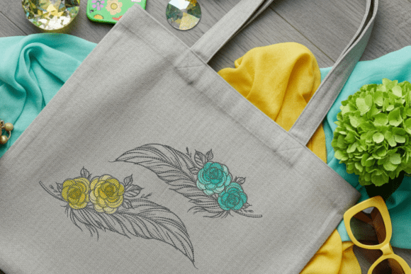 Review: Floral Feather Embroidery Designs for Holiday Crafts