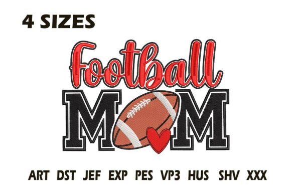 Review: Football Mom Embroidery Design for Boutiques