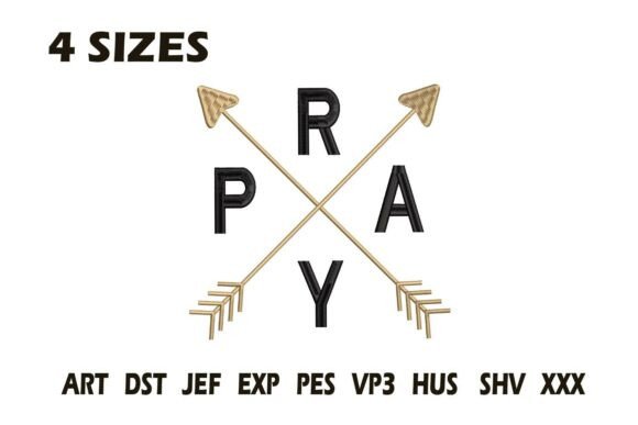 Review: Pray Arrows Embroidery Design for Gifts