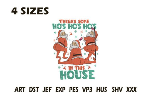 Reviewing the Funny Santa Ho Ho House Embroidery Design