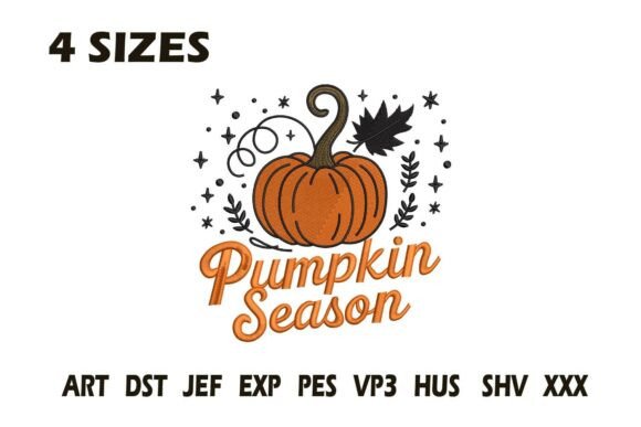 Reviewing the Pumpkin Season Embroidery Design