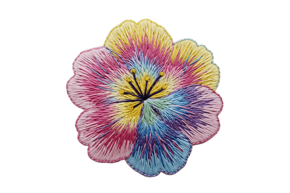 Reviewing the Vibrant Pansy Flower Embroidery Patch