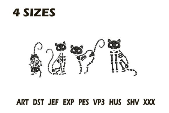 Skeleton Cats Embroidery: A Designer’s Review