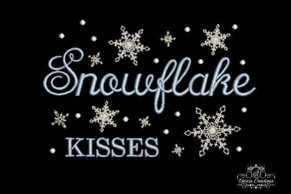 Snowflake Kisses Embroidery Design Review