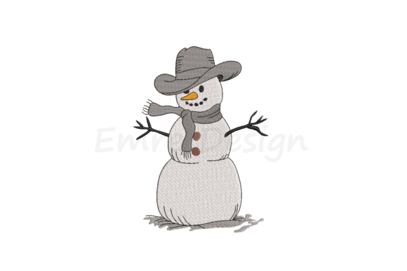 Western Snowman Embroidery Design Review