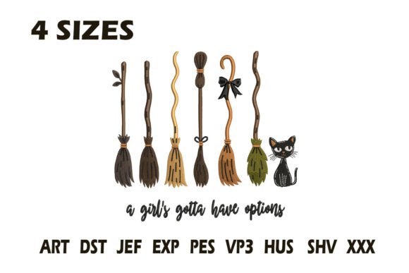 Witch Broom Options Embroidery Review